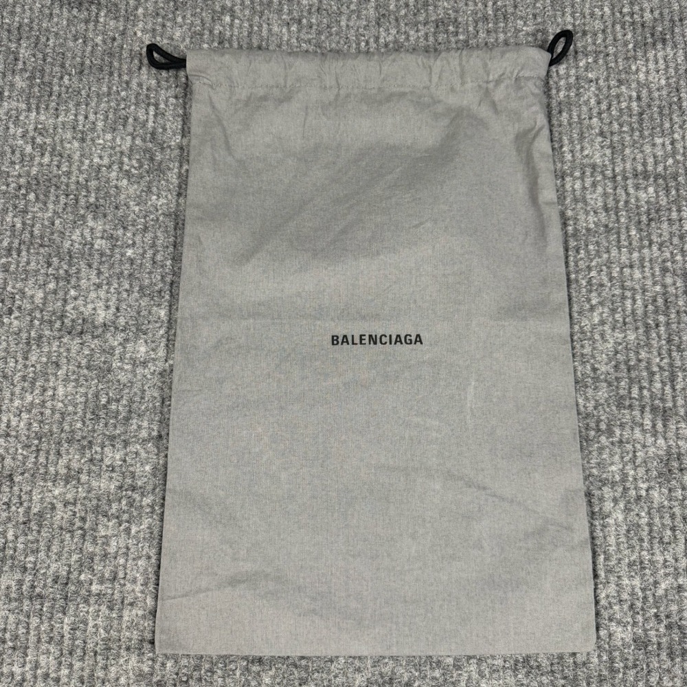 Balenciaga Dust Bag Tan Logo Drawstring Storage Pouch 15 x 10 Accessory Bag